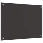 Kitchen Backsplash 2 pcs Dark Grey 70 x 50 cm Tempered Glass