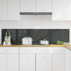 Kitchen Backsplash 2 pcs Dark Grey 90 x 40 cm Tempered Glass