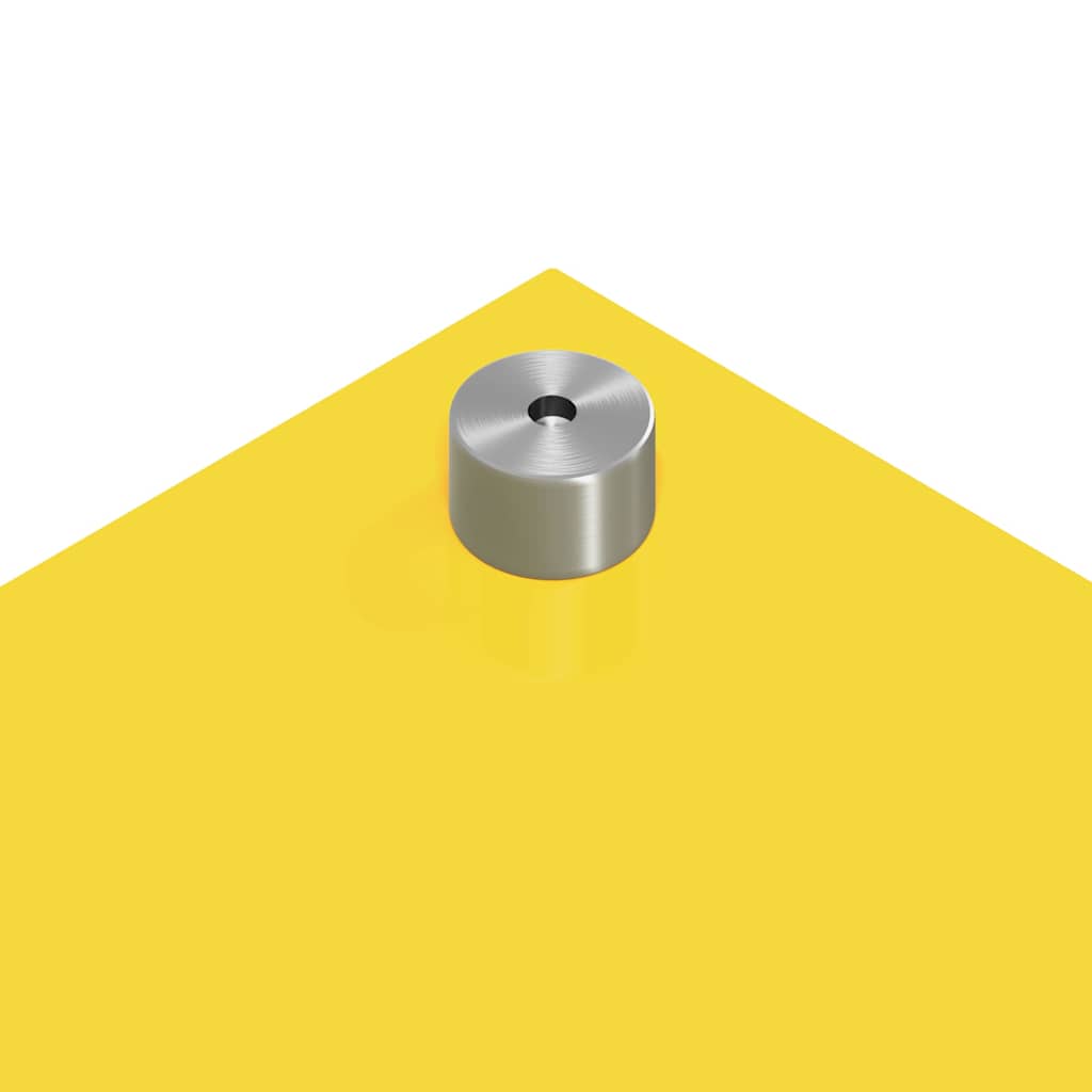 Kitchen Backsplash 2 pcs Yellow 100 x 50 cm Tempered Glass