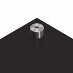 Kitchen Backsplash 2 pcs Black 110 x 40 cm Tempered Glass