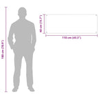 Kitchen Backsplash 2 pcs Yellow 110 x 40 cm Tempered Glass