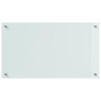 Kitchen Backsplash 2 pcs White 70 x 40 cm Tempered Glass