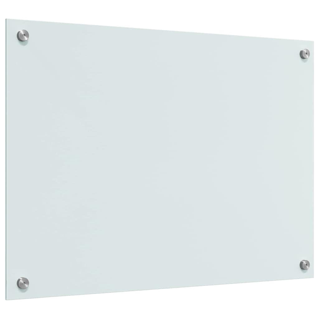 Kitchen Backsplash 2 pcs White 70 x 50 cm Tempered Glass