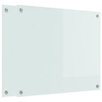 Kitchen Backsplash 2 pcs White 70 x 60 cm Tempered Glass