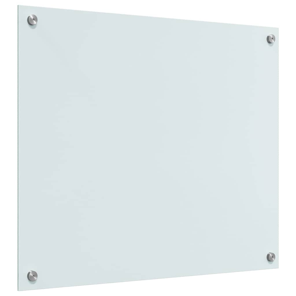 Kitchen Backsplash 2 pcs White 70 x 60 cm Tempered Glass