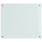 Kitchen Backsplash 2 pcs White 70 x 60 cm Tempered Glass