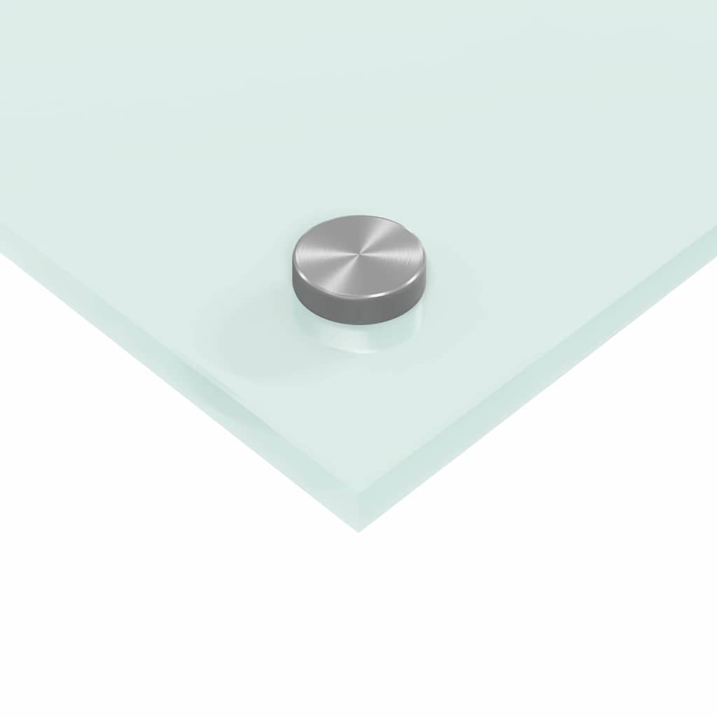 Kitchen Backsplash 2 pcs White 80 x 40 cm Tempered Glass