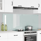 Kitchen Backsplash 2 pcs White 80 x 60 cm Tempered Glass