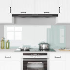 Kitchen Backsplash 2 pcs White 80 x 60 cm Tempered Glass