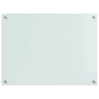 Kitchen Backsplash 2 pcs White 80 x 60 cm Tempered Glass