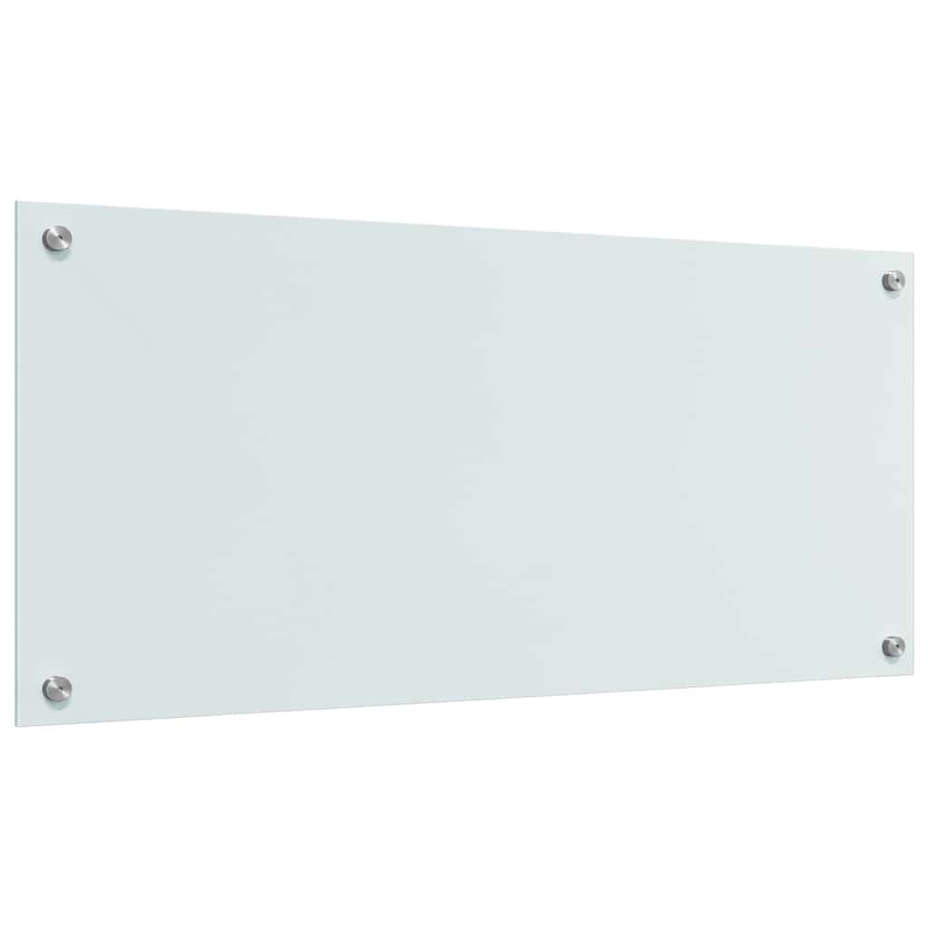 Kitchen Backsplash 2 pcs White 90 x 40 cm Tempered Glass