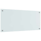 Kitchen Backsplash 2 pcs White 90 x 40 cm Tempered Glass