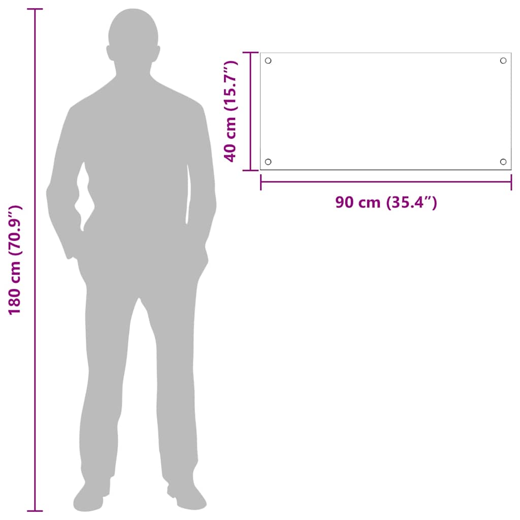 Kitchen Backsplash 2 pcs White 90 x 40 cm Tempered Glass