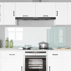 Kitchen Backsplash 2 pcs White 90 x 60 cm Tempered Glass