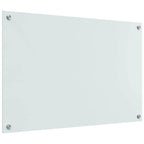 Kitchen Backsplash 2 pcs White 90 x 60 cm Tempered Glass