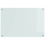 Kitchen Backsplash 2 pcs White 90 x 60 cm Tempered Glass