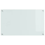 Kitchen Backsplash 2 pcs White 100 x 60 cm Tempered Glass