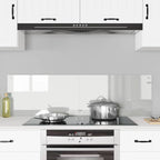 Kitchen Backsplash 2 pcs Transparent 70 x 40 cm Tempered Glass