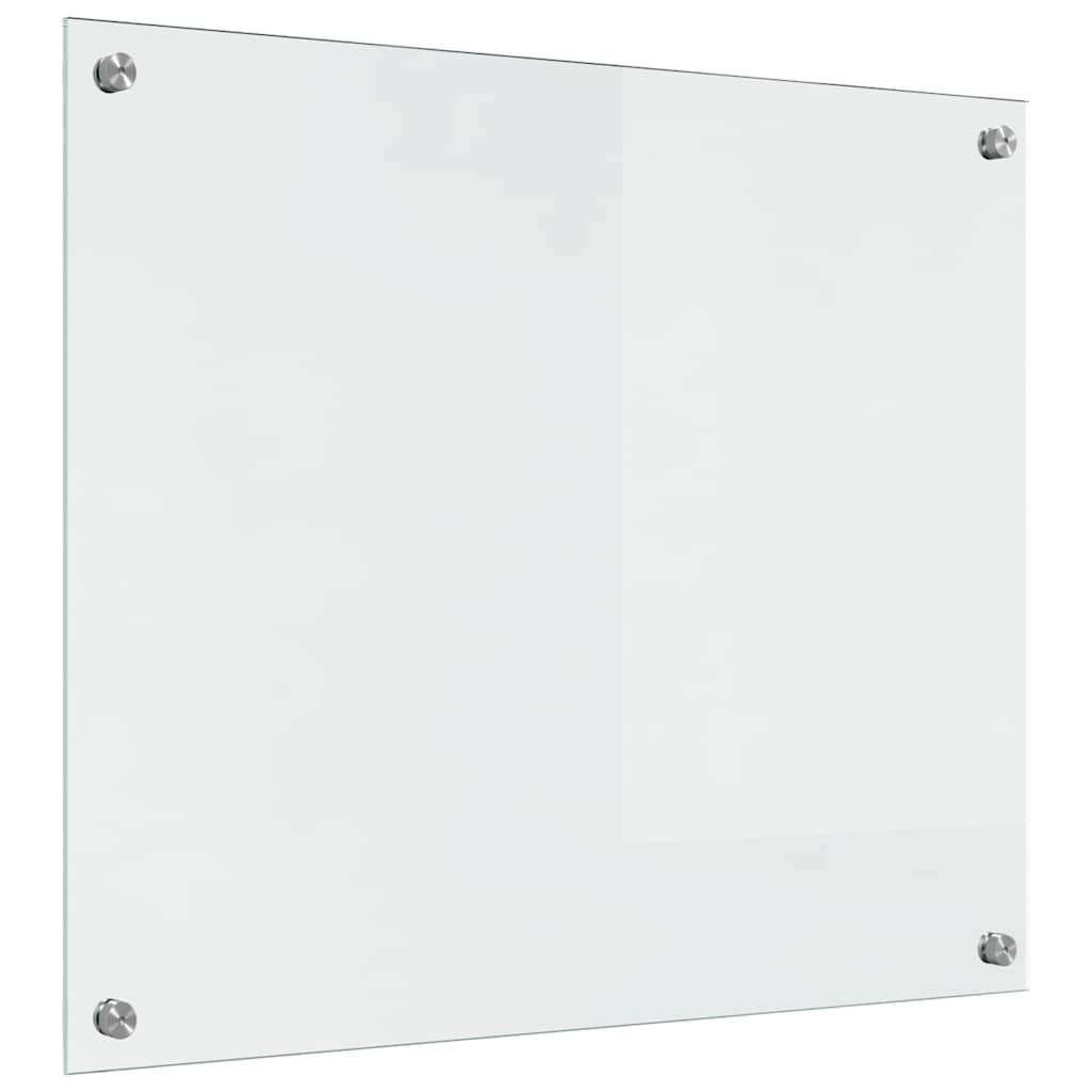 Kitchen Backsplash 2 pcs Transparent 70 x 60 cm Tempered Glass