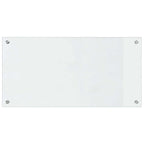 Kitchen Backsplash 2 pcs Transparent 80 x 40 cm Tempered Glass