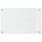 Kitchen Backsplash 2 pcs Transparent 80 x 50 cm Tempered Glass