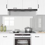 Kitchen Backsplash 2 pcs Transparent 80 x 60 cm Tempered Glass