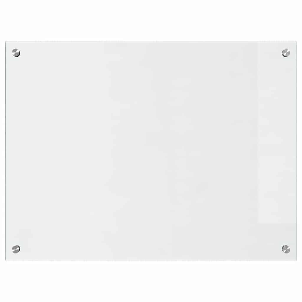 Kitchen Backsplash 2 pcs Transparent 80 x 60 cm Tempered Glass