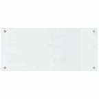 Kitchen Backsplash 2 pcs Transparent 90 x 40 cm Tempered Glass