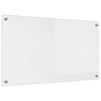 Kitchen Backsplash 2 pcs Transparent 90 x 50 cm Tempered Glass