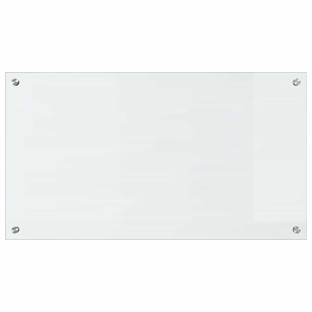 Kitchen Backsplash 2 pcs Transparent 90 x 50 cm Tempered Glass