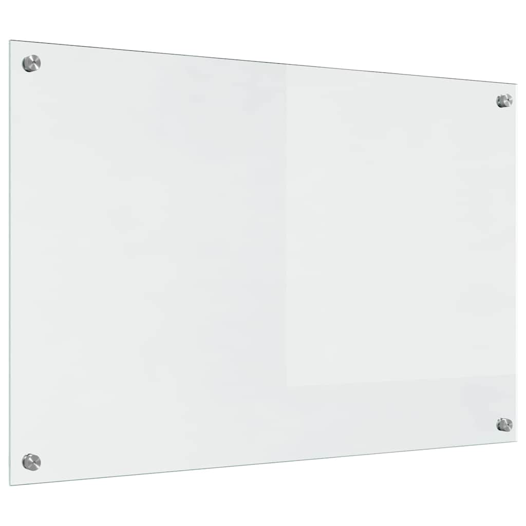 Kitchen Backsplash 2 pcs Transparent 90 x 60 cm Tempered Glass