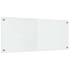 Kitchen Backsplash 2 pcs Transparent 100 x 40 cm Tempered Glass