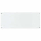 Kitchen Backsplash 2 pcs Transparent 100 x 40 cm Tempered Glass