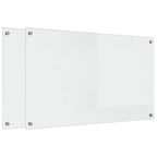 Kitchen Backsplash 2 pcs Transparent 100 x 60 cm Tempered Glass