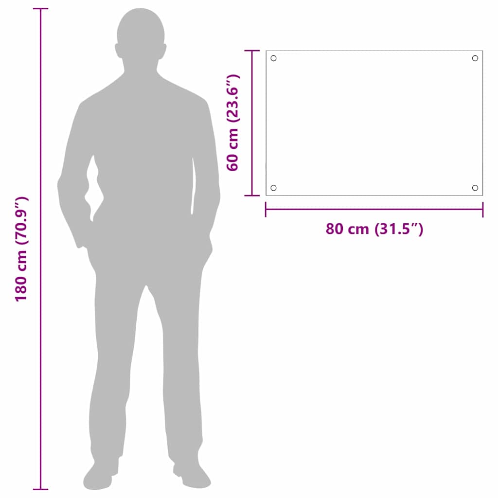 Kitchen Backsplash 2 pcs Black 80 x 60 cm Tempered Glass