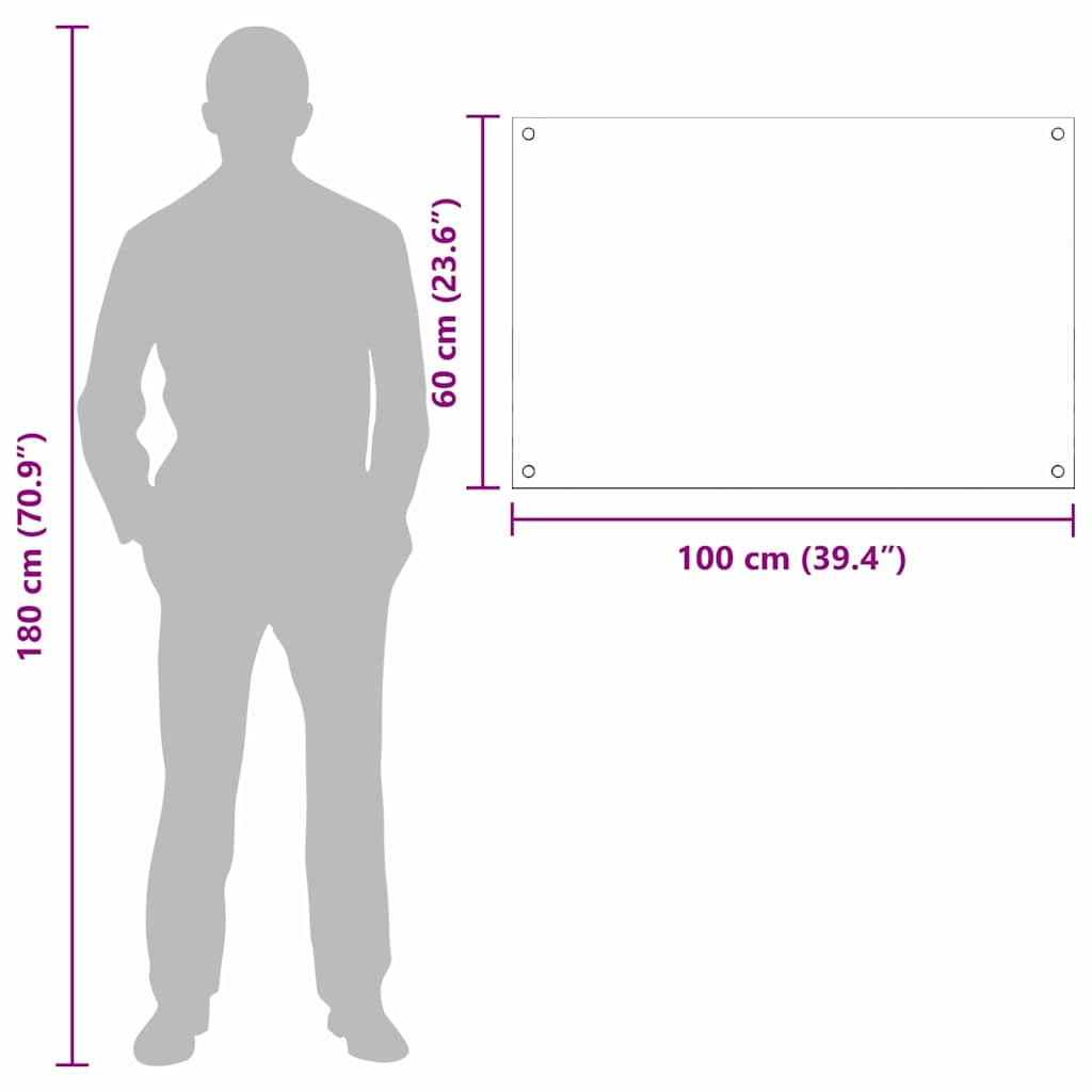 Kitchen Backsplash 2 pcs Black 100 x 60 cm Tempered Glass