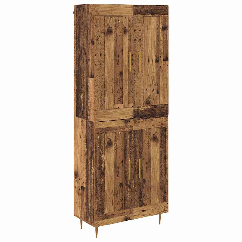 Highboard Old Wood 69.5 x 34 x 180 cm Engineered Wood