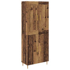 Highboard Old Wood 69.5 x 34 x 180 cm Engineered Wood