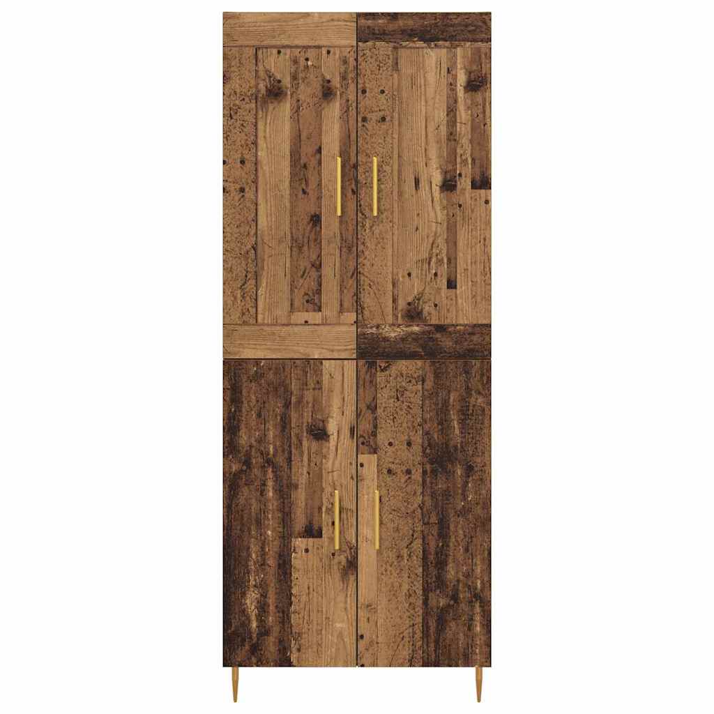 Highboard Old Wood 69.5 x 34 x 180 cm Engineered Wood