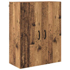 Highboard Wall-mounted Old Wood 69.5 x 34 x 180 cm Engineered Wood