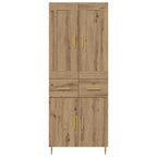 Highboard with Drawer Artisan Oak 69.5 x 34 x 180 cm Engineered Wood