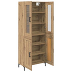 Highboard 2 pcs Artisan Oak 69.5 x 34 x 180 cm Engineered Wood