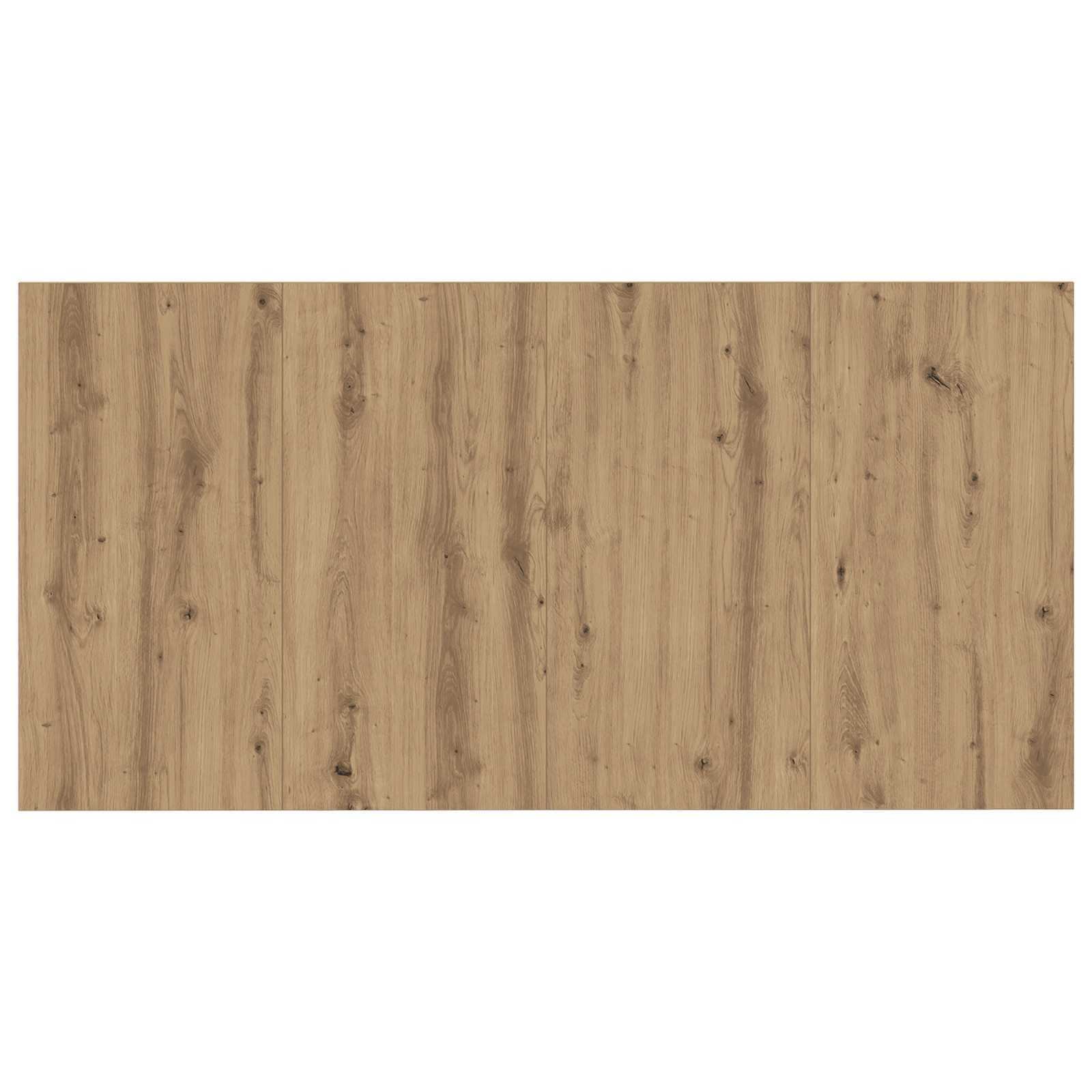 Headboard with Cabinet 3 pcs Artisan Oak Engineered Wood