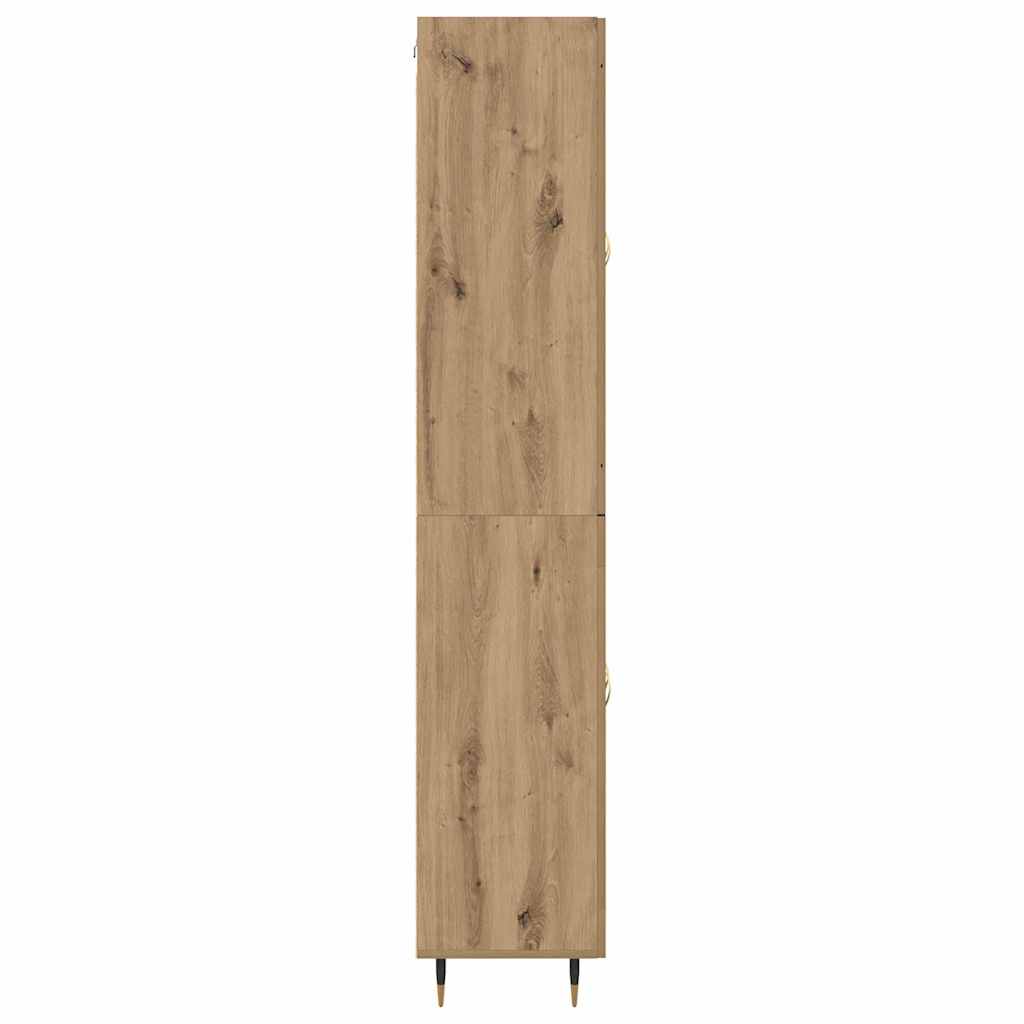 Highboard 2 pcs Artisan Oak 69.5 x 34 x 180 cm Engineered Wood
