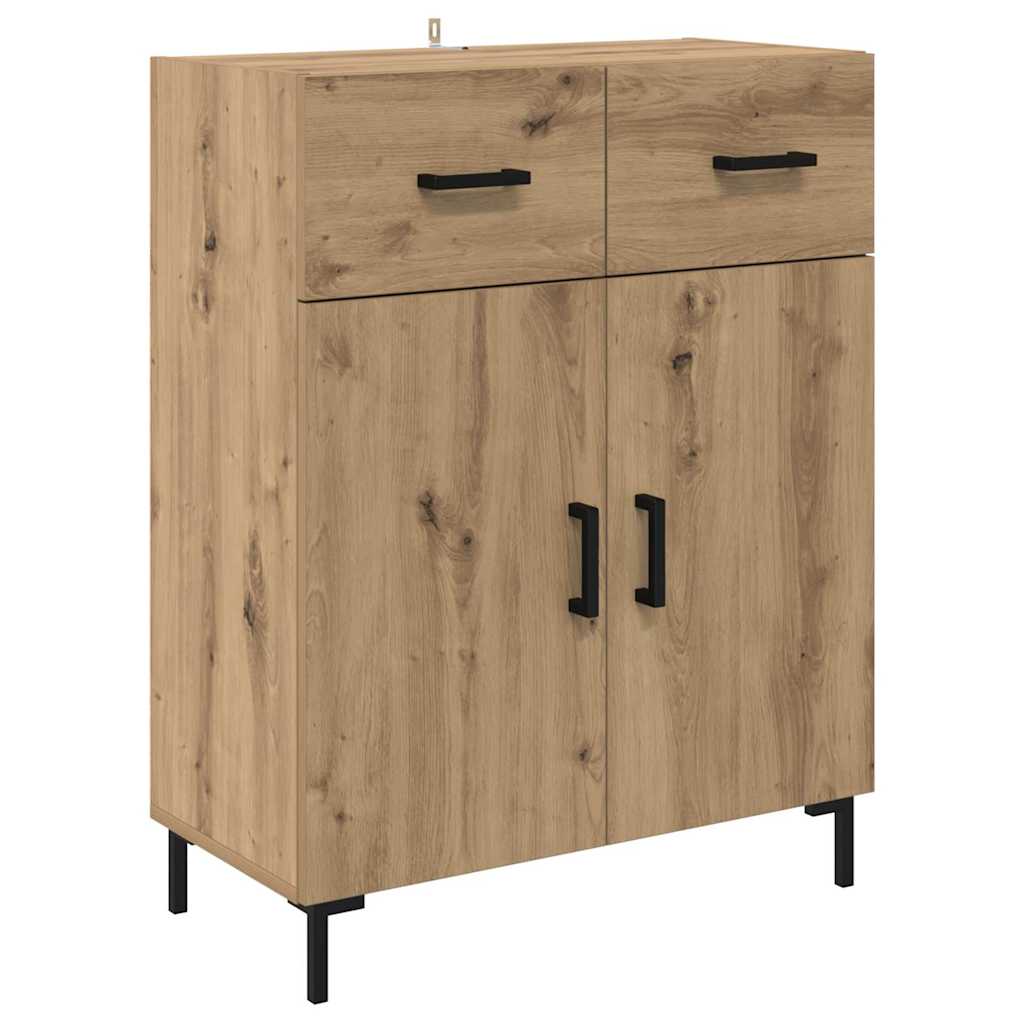 Highboard 2 pcs Artisan Oak 69.5 x 34 x 180 cm Engineered Wood