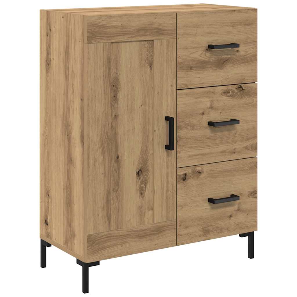 Highboard 2 pcs Artisan Oak 69.5 x 34 x 180 cm Engineered Wood