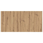 Headboard with Cabinet 3 pcs Artisan Oak Engineered Wood