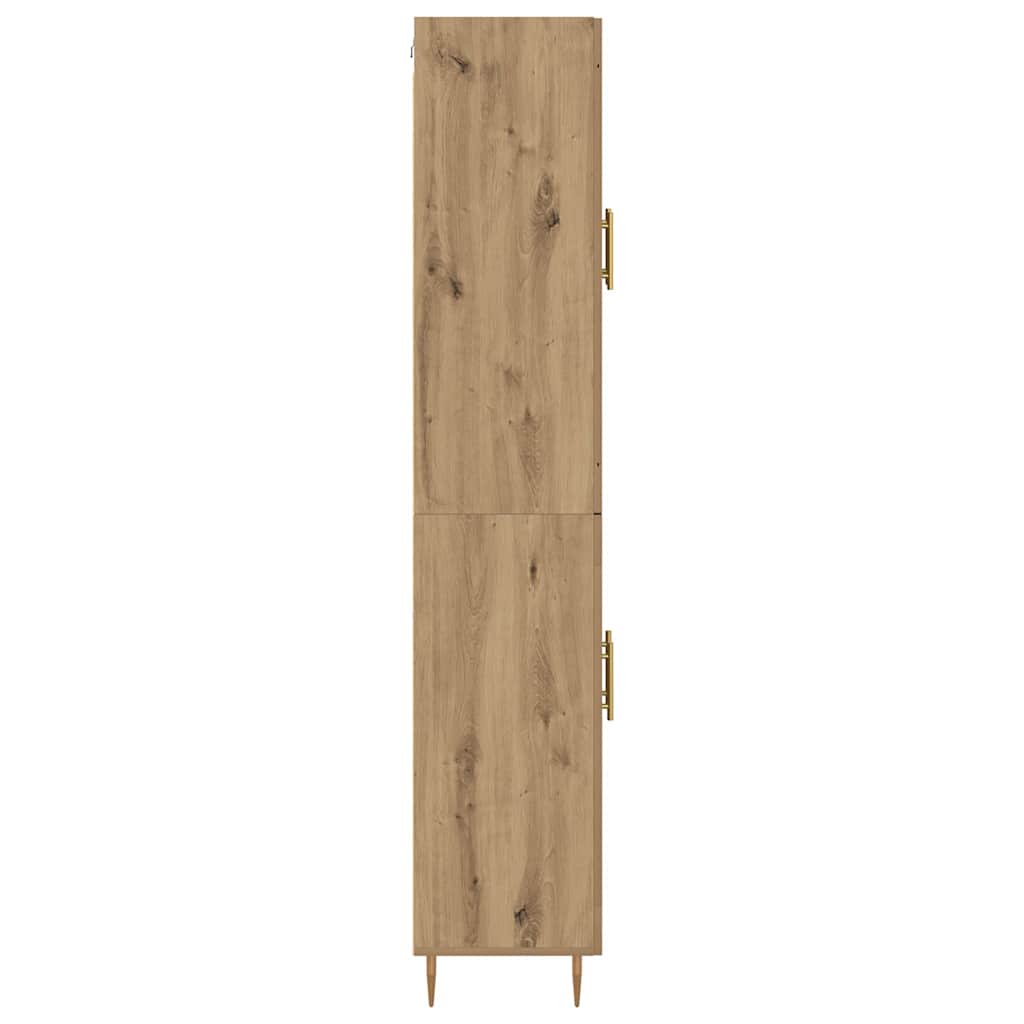 Highboard 2 pcs Artisan Oak 69.5 x 34 x 180 cm Engineered Wood