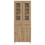 Highboard 2 pcs Artisan Oak 69.5 x 34 x 180 cm Engineered Wood
