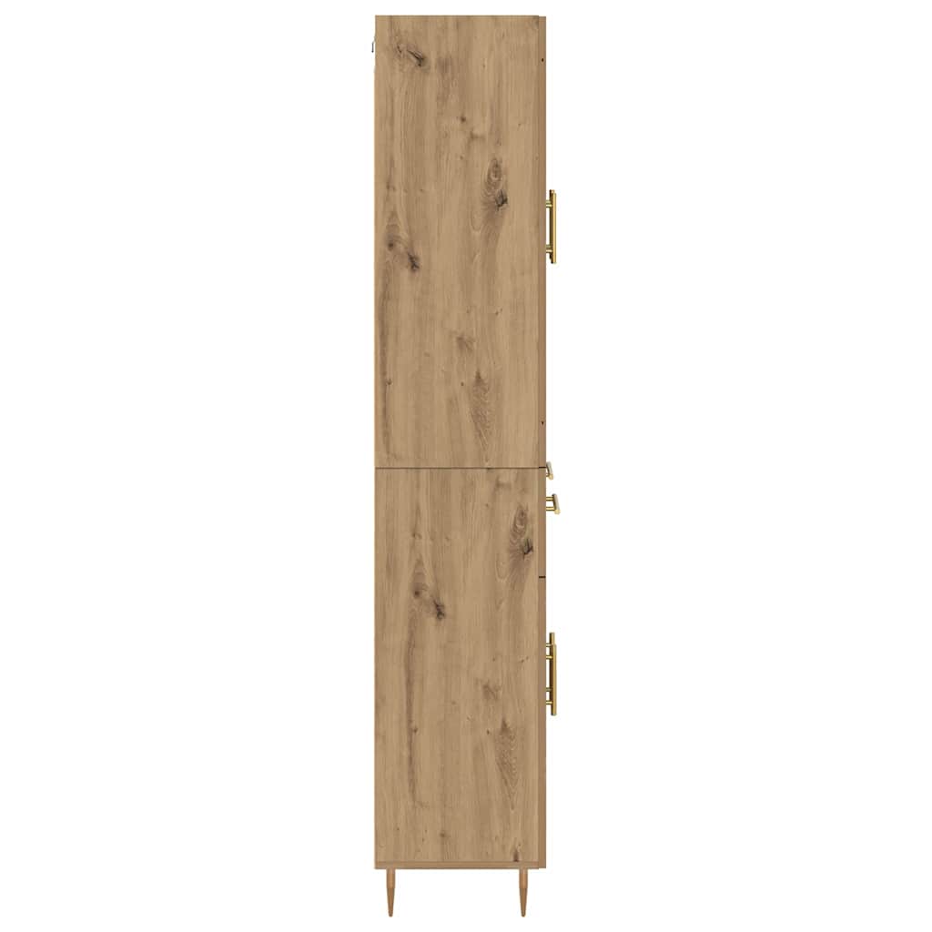 Highboard 2 pcs Artisan Oak 69.5 x 34 x 180 cm Engineered Wood